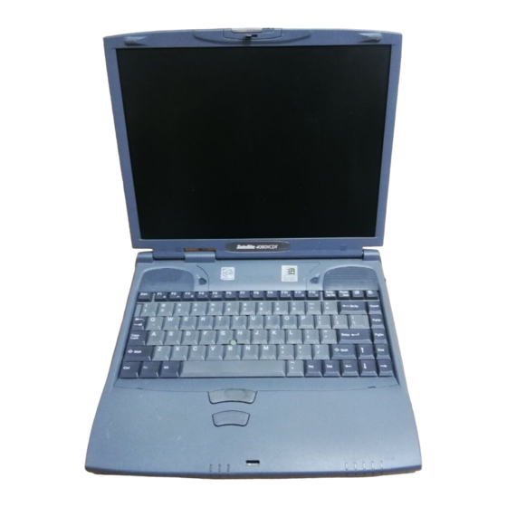 Toshiba Satellite 4080XCDT Specifications