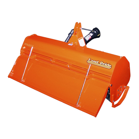 Land Pride RTA10 Series Parts Manual