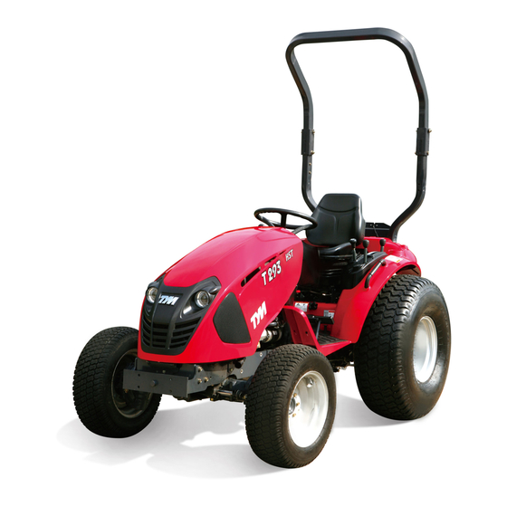 TYM T293HST Operator's Manual