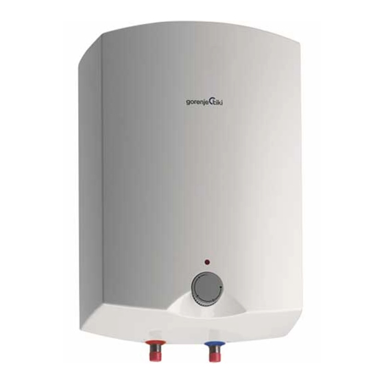 Gorenje GT 5 O Instructions For Use Manual