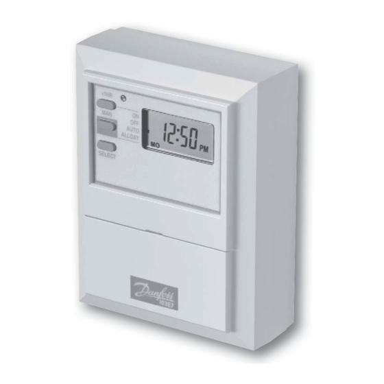 Danfoss 103E7 Installation & User's Instructions