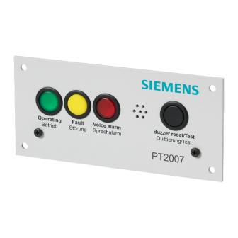 Siemens Cerberus PACE Operating Manual