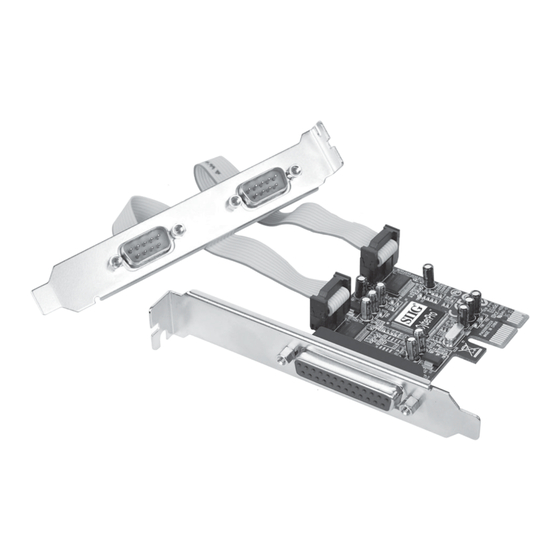 SIIG 2S1P Quick Installation Manual
