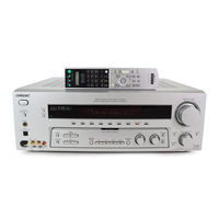 Sony STR-DE895 - Fm Stereo/fm-am Receiver Operating Instructions Manual