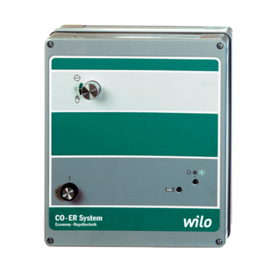 Wilo ER 1 Installation And Operating Instructions Manual
