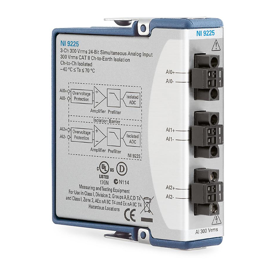 National Instruments 9225 Calibration Procedure