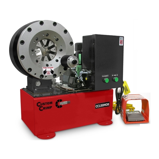 Custom Crimp CC150MOB Series Operator's Manual