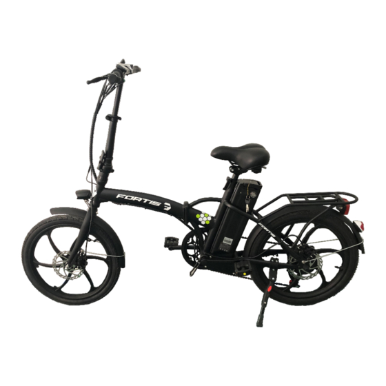 Fortis FS20ELBIKEB User Manual