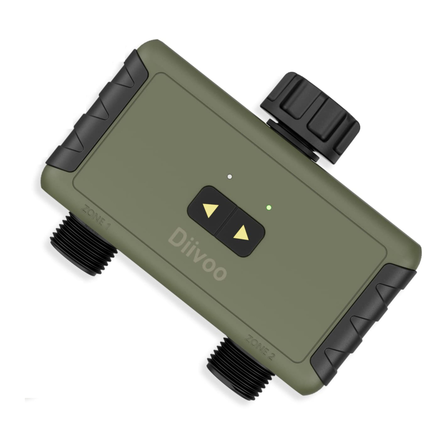 Diivoo WT-05 - Bluetooth Dual Water Timer Manual