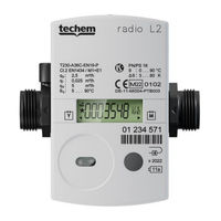 Techem radio L2 Operating And Installation Instructions