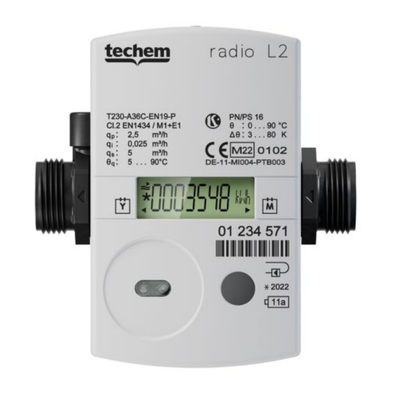 techem radio L2 Manuals