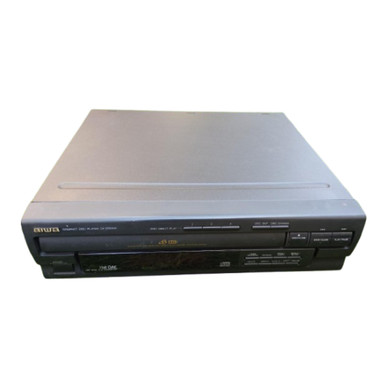 Aiwa DX-Z9100M Operating Instructions Manual