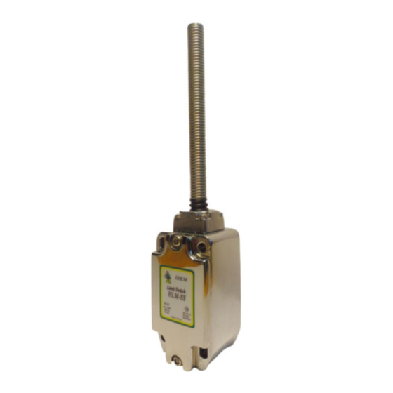 Safety Switches HLM Operating Instructions