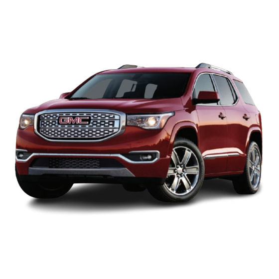 GMC 2018 ACADIA Getting To Know Your