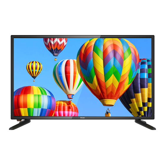 Teac LE65A4E3UHD Quick Start Manual