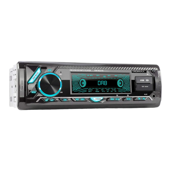 Xomax XM-RD276 Manual