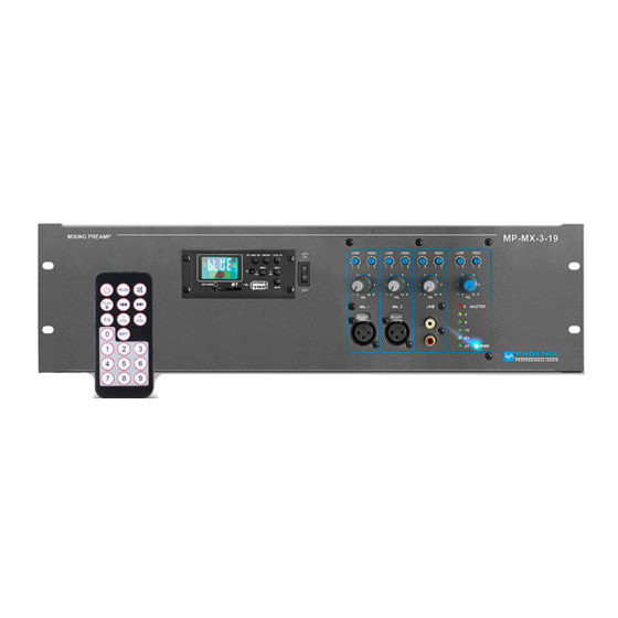 Phoenix MP-MX-3-19 Instruction Manual