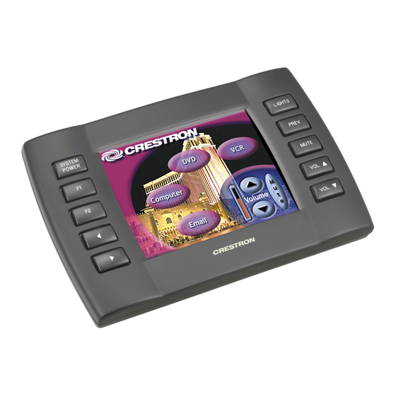 Crestron STX-1700CXP Operation Manual