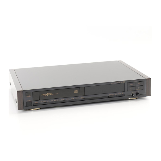 Grundig FINEARTS CD-903 Manual