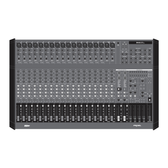 PROEL M-20 User Manual
