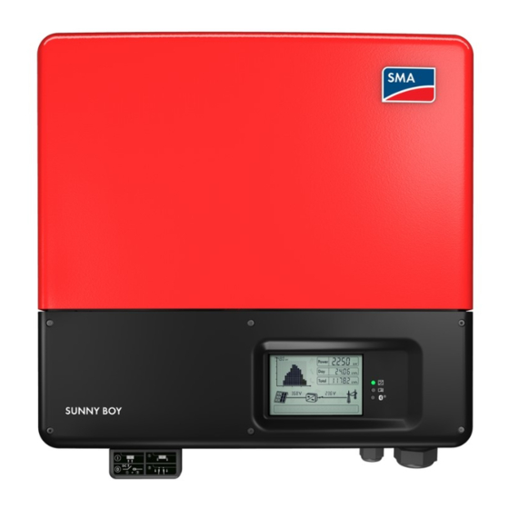 SMA SUNNY BOY 3000TL Installation Manual