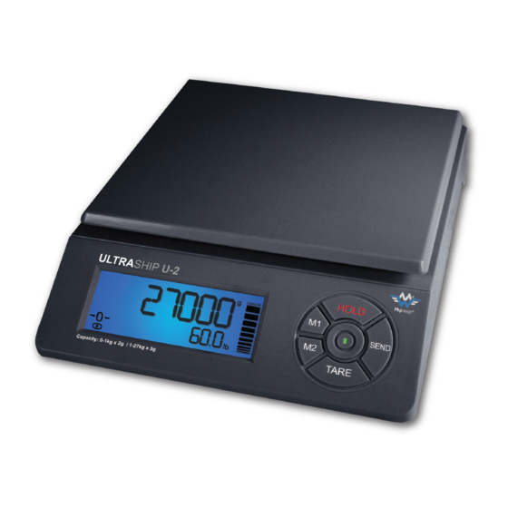 MyWeigh Ultraship-U2 User Manual