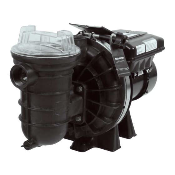 STA-RITE S5P1R-VS Installation Manual