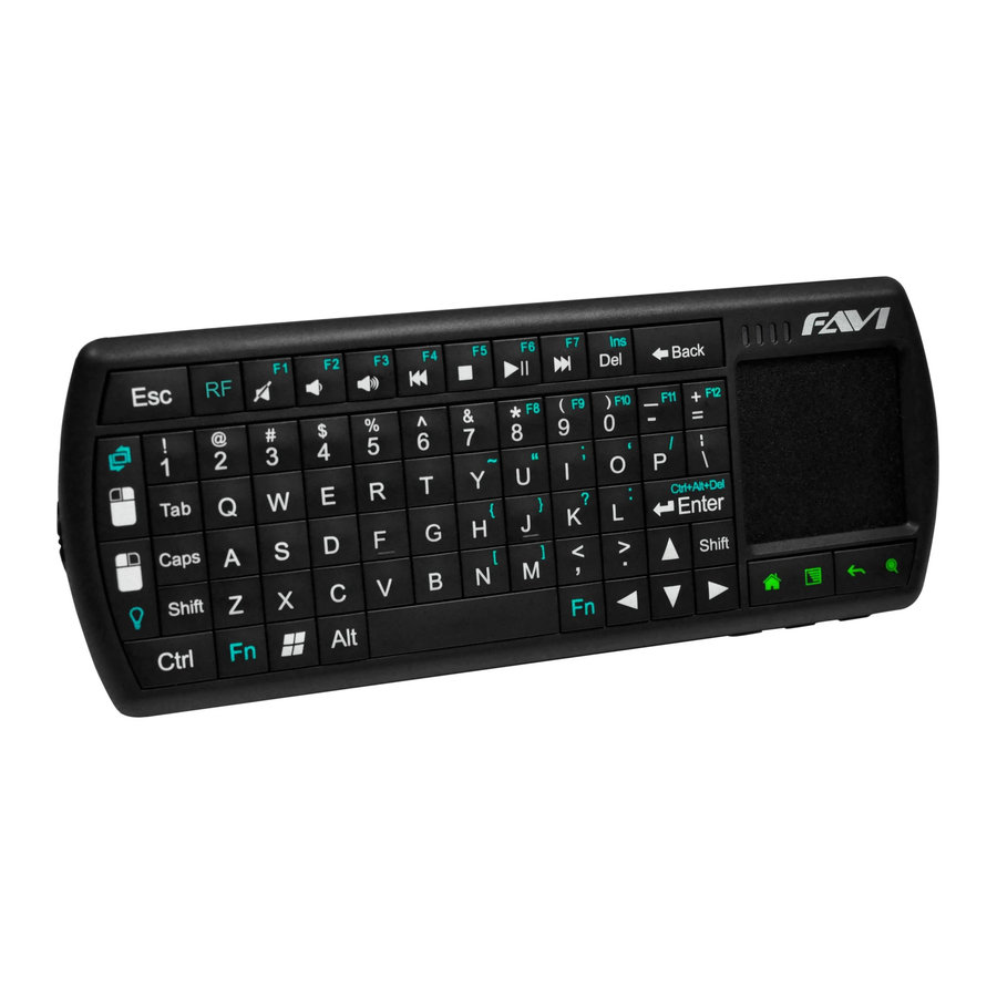FAVI FE02RF series Manual