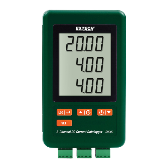 Extech Instruments SD900 User Manual