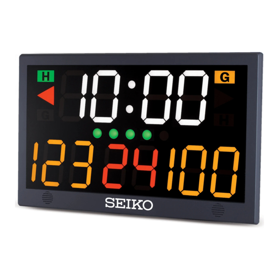 Seiko KT-601 Sport Counter Manuals