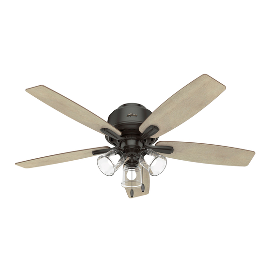 Hunter Webster Ceiling Fan LED Manuals