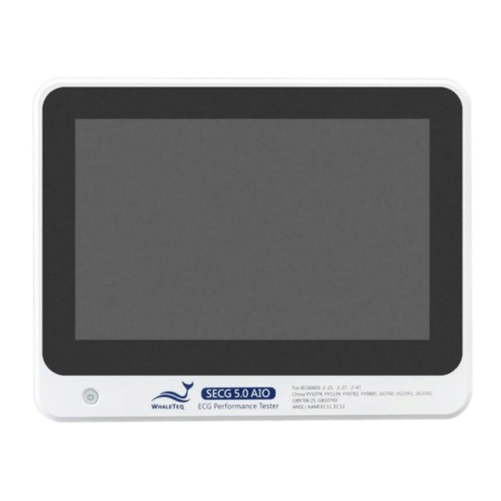 WHALETEQ SECG 5.0 AIO User Manual