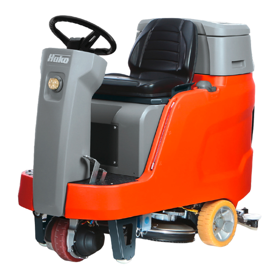 HAKO Scrubmaster B75R TB550 Quick Start Manual