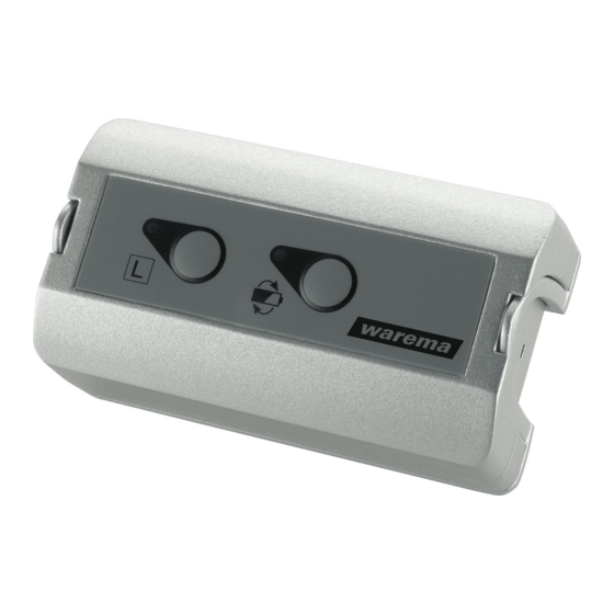 WAREMA WMS Operating And Installation Instructions