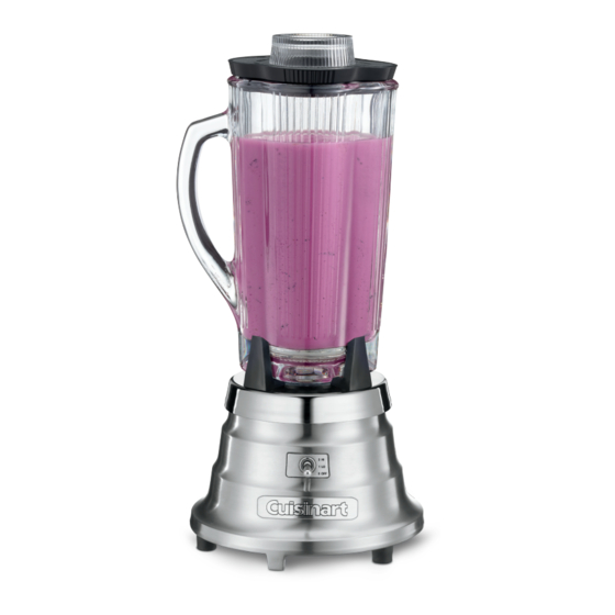 Cuisinart CBB-550SS Instruction And Recipe Booklet
