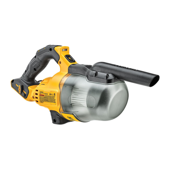 DEWALT DCV501H INSTRUCTION MANUAL Pdf Download | ManualsLib