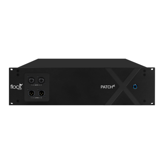 Flock Audio PATCH XT User Manual