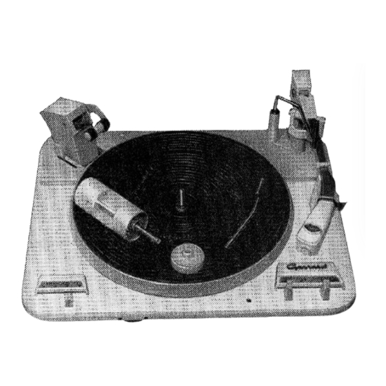 Garrard A Instruction Manual