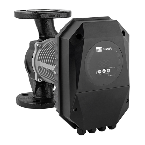 EBARA Ego 2 slim Installation And Operating Manual