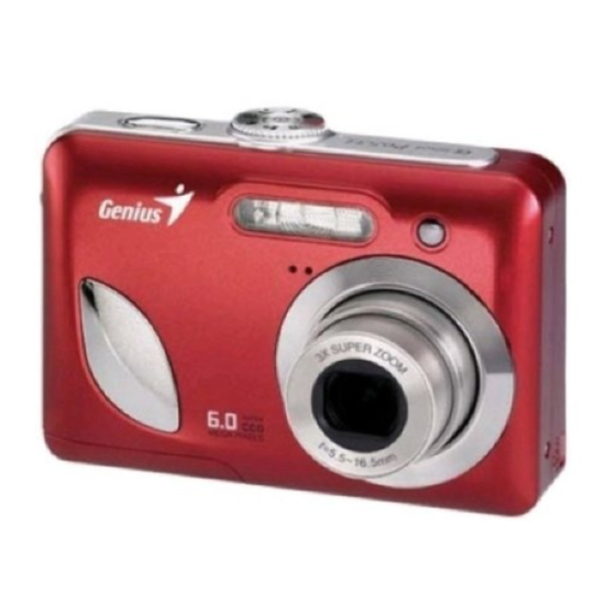 GENIUS P6533 Digital Camera Manuals