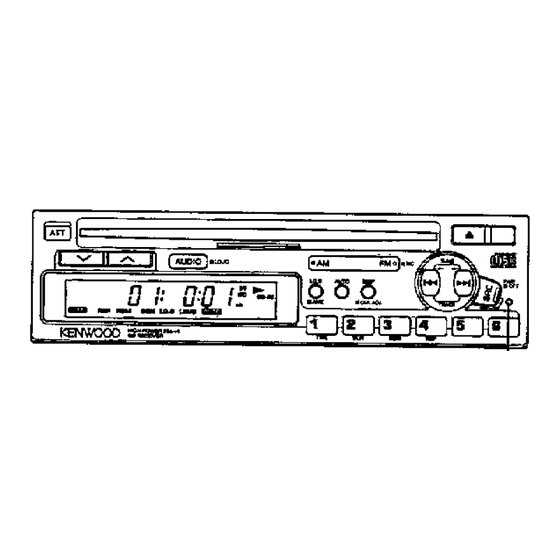 Kenwood KDC-6003 Instruction Manual