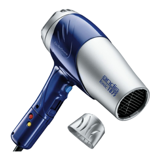Andis Ionic Ceramic 1875 Watts Specifications