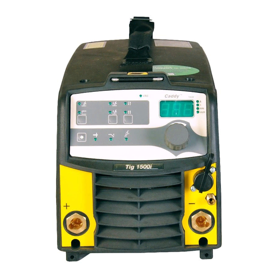 ESAB Caddy Tig 1500i Instruction Manual