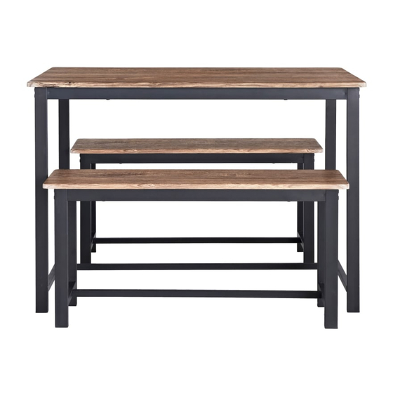 Next Ellison Bench Dining Set Assembly Instructions Manual