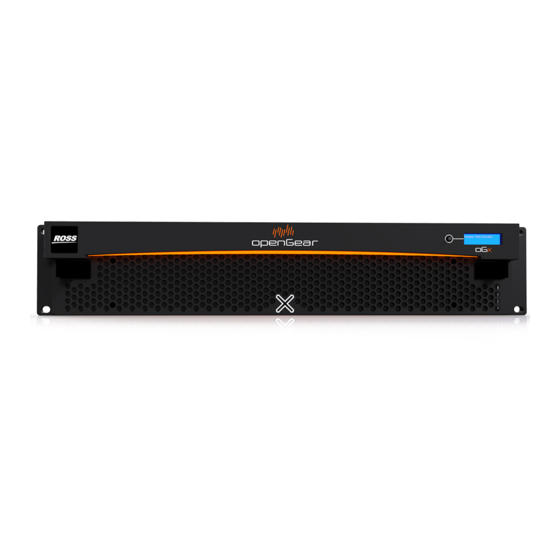 Ross openGear OGX-FR Series User Manual