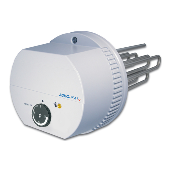 ASKOMA ASKOHEAT-FO Series Fitting Instructions, User Manual And Service