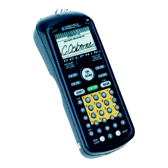 Welch Allyn HAND HELD PRODUCTS Dolphin 7200 Manuals
