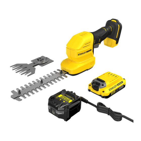 Stanley FATMAX V20 LITHIUM ION STCSS20 Original Instructions Manual