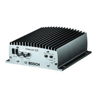 Bosch VIDEOJET X20 Installation & Operating Manual