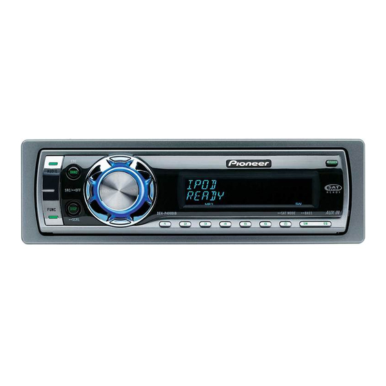 Pioneer DEH-P4900IB Installation Manual